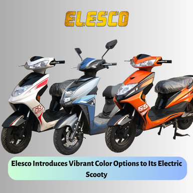 Elesco Introduces Vibrant Color Options to Its Electric Scooty